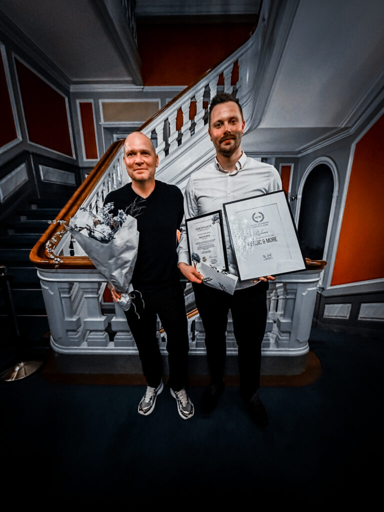 Basic & More accepting Retail Concept of the Year at the NCSC Denmark Awards 2025
